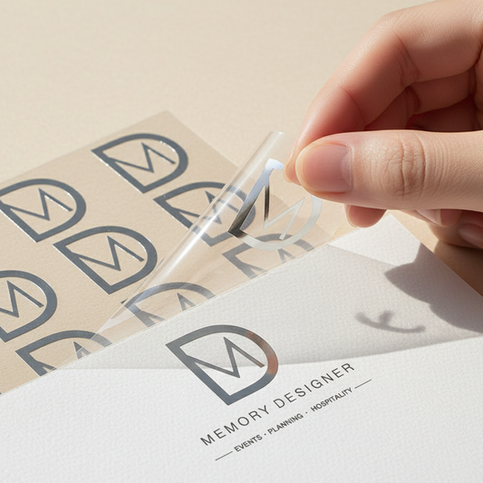 Customized | Luxury Metal Stickers | Silver