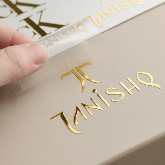 Customized | Luxury Metal Stickers | Gold