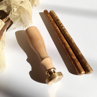 Customized - Wax Seal Stamp - 1.4 Inch | Custom Logo Stamp, Food Stamp, Chocolate Stamp