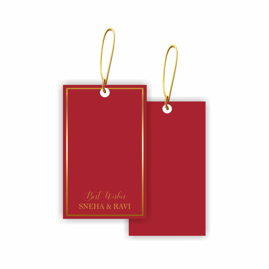 Luxe Suede Gift Tags