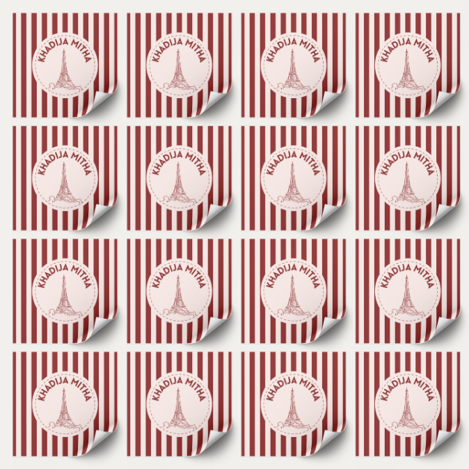 Customized - Branding Stickers - Square