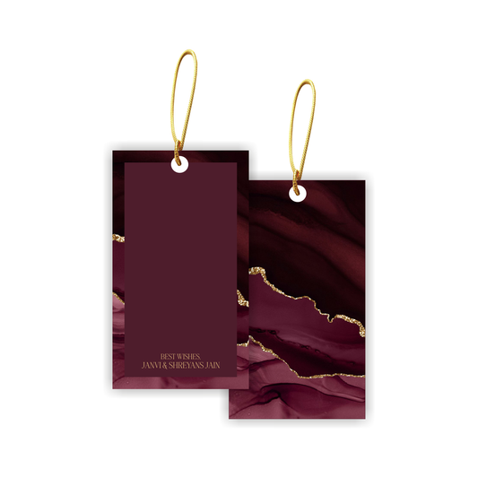 Luxe Suede Gift Tags