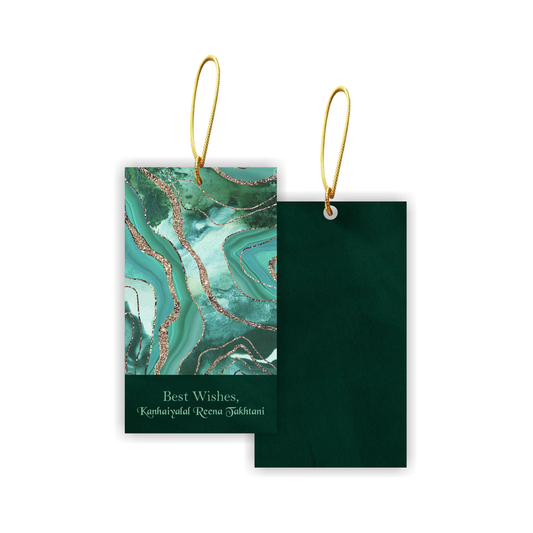 Luxe Suede Gift Tags