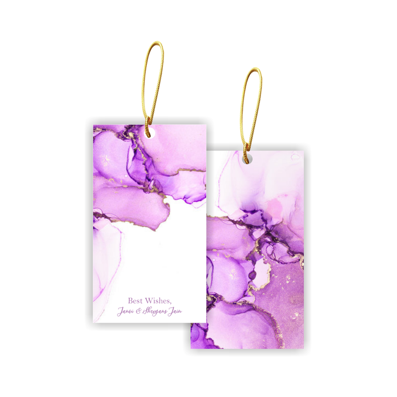 Luxe Suede Gift Tags