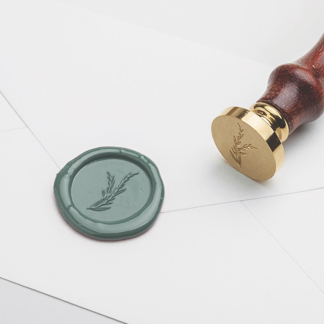Customized - Wax Seal Stamp - 1.4 Inch | Custom Logo Stamp, Food Stamp, Chocolate Stamp